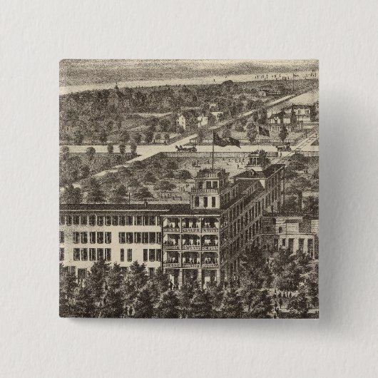 United Staaten Hotel, Atlantic City, NJ Button (Vorderseite)