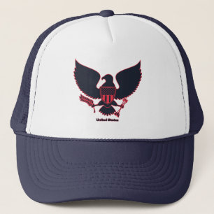 United Staaten Large Eagle Remix Custom Truckerkappe