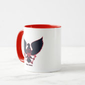 United Staaten Large Eagle Two-Tone Tasse (Vorderseite Links)