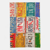 United Staaten License Teller Art America Geschirrtuch (Vertikal)