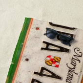 United Staaten License Teller Art America Strandtuch (Beispiel)