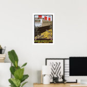 United Staaten Line, Leviathan bei Dock Poster (Heimbüro)