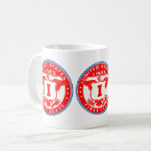 United Staaten Lines First Class Label Kaffeetasse (Vorderseite Links)