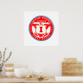 United Staaten Lines First Class Label Poster (Küche)