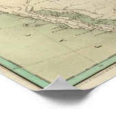 United Staaten Map 2 Poster (Ecke)