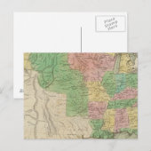 United Staaten Map 2 Postkarte (Vorne/Hinten)