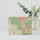 United Staaten Map 2 Postkarte (Stehend Vorderseite)