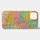 United Staaten Map 3 Case-Mate iPhone Hülle (Rückseite (Horizontal))