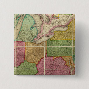 United Staaten Map 4 Button