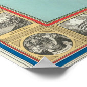 United Staaten Map Poster (Ecke)