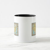 United Staaten Map Tasse (Zentrum)