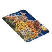 United Staaten Map - Urlaub und Spiel Magnet (Rechte Seite)