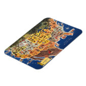 United Staaten Map - Urlaub und Spiel Magnet (Linke Seite)