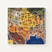 United Staaten Map - Urlaub und Spiel Notizblock (Rückseite)