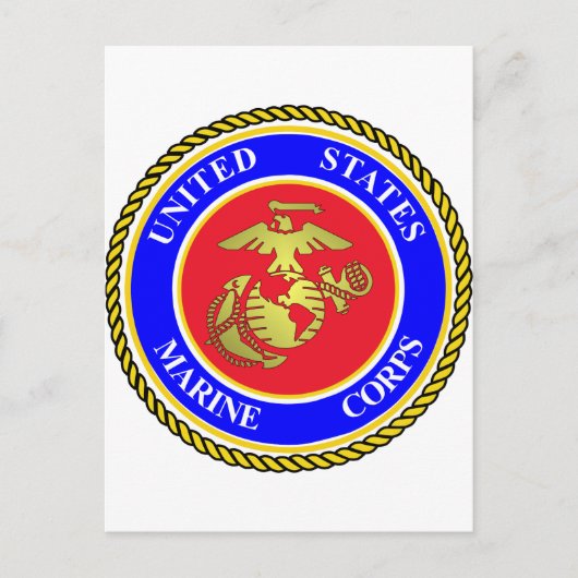 United Staaten Marine Corps Postkarte (Vorderseite)