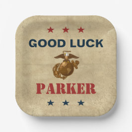 United Staaten Marines | Siegel 1 des Meereskorps Pappteller