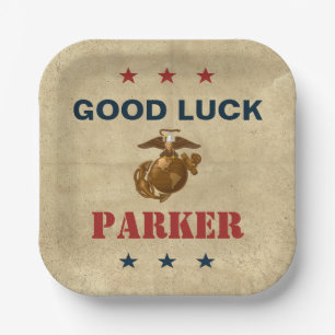 United Staaten Marines Siegel 1 des Meereskorps Pappteller