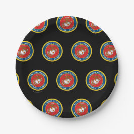 United Staaten Marines | Siegel 1 des Meereskorps Pappteller