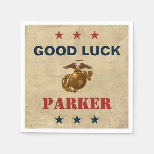 United Staaten Marines | Siegel 1 des Meereskorps Serviette (Vorderseite)