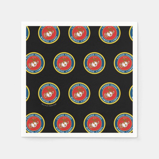 United Staaten Marines | Siegel 1 des Meereskorps Serviette (Vorderseite)