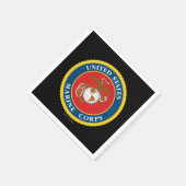 United Staaten Marines | Siegel 1 des Meereskorps Serviette (Ecke)