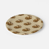 United Staaten Marines | Vollfarbige EGA - Bronze Pappteller (Schrägansicht)