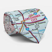 United Staaten Midwest Map Krawatte (Gerollt)