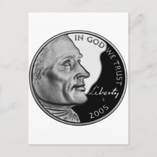 United Staaten Nickel Postkarte