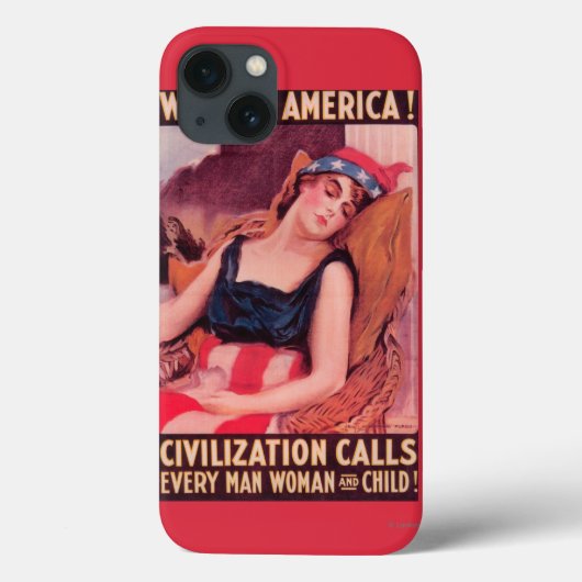 United Staaten of AmericaWar II Promotional Case-Mate iPhone Hülle (Rückseite)