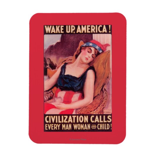 United Staaten of AmericaWar II Promotional Magnet (Vertikal)