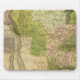 United Staaten Olney Map Mousepad