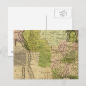 United Staaten Olney Map Postkarte (Vorne/Hinten)