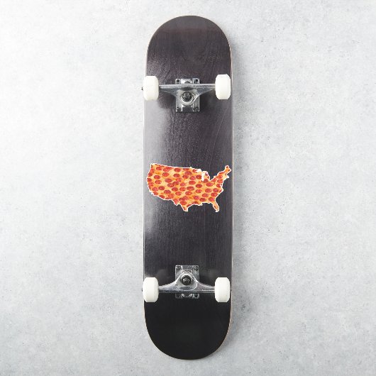 United Staaten Pizza Map Sticker (Skateboard)