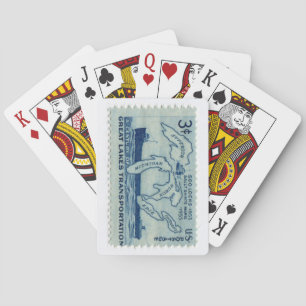 United Staaten Postage Briefmarke Deck Playing Car Spielkarten