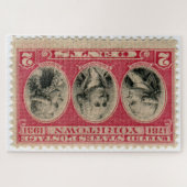 United Staaten Postage Briefmarke Jigsaw Puzzle (Horizontal)