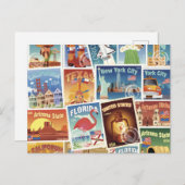 United Staaten Postage Briefmarke Postkarte (Vorne/Hinten)