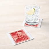United Staaten Postage Briefmarke Untersetzer Set (Vor Ort)