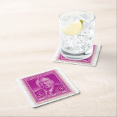 United Staaten Postage Briefmarke Untersetzer Set (Vor Ort)