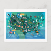 United Staaten Postcard Postkarte (Vorderseite)