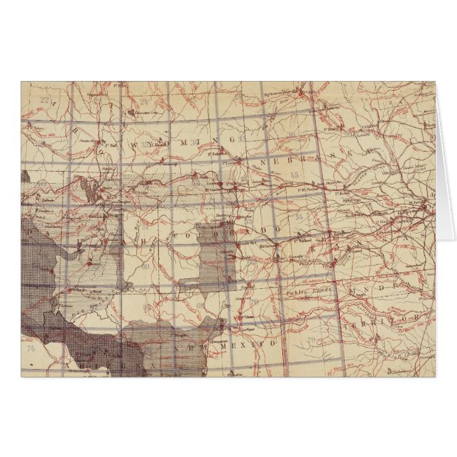 United Staaten Progress Map für Routen und Bahnhöf (Vorderseite (Horizontal))