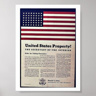 United Staaten Property! Poster