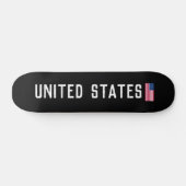 United Staaten Skateboard (Horizontal)