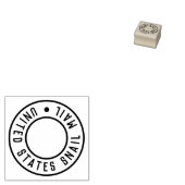 "United Staaten Snail Mail" Rubber-Briefmarke Gummistempel (Stempel)