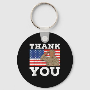 United Staaten Soldier Patriot Veteran US Flag Mem Schlüsselanhänger