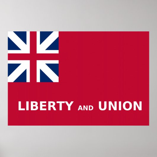 United Staaten Taunton Flag Liberty and Gewerkscha Poster (Vorne)