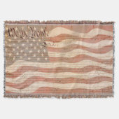 United Staaten Verfassung Amerikanische Flagge Pat Decke (Vorderseite)