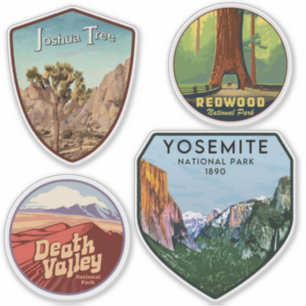 United Staaten Vintag Style Travel Stickers Aufkleber