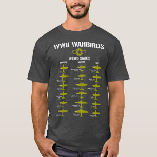 United Staaten WW2 Warbirds T-Shirt