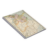 United States 1830 Historical Map Illustration Notizblock (Rechte Seite)