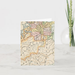 United States 1830 Historical Vintage Map Feiertagskarte